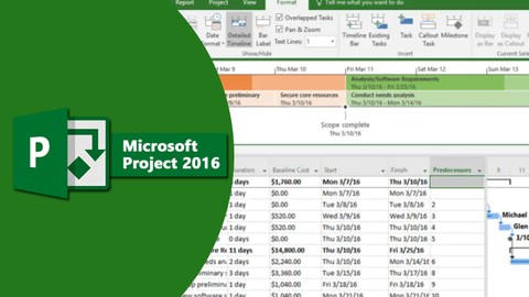 Planejamento e Controle de Projetos com Project 2016/2019