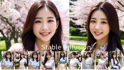 AI生成 Stable Diffusion による画像作成スライドショー化とYouTube投稿・Kindle電子写真集。