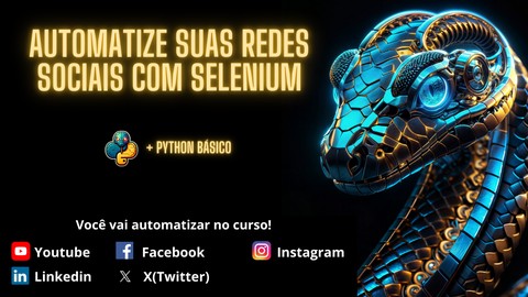 Automatize suas Redes Sociais com Selenium + Python Básico