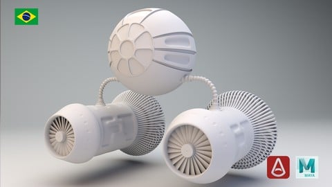 Curso Maya 2018: Modelando uma Nave Cartoon.