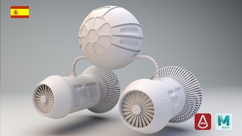 Aprende Maya 2018: Modelando una Nave de Dibujos Animados.