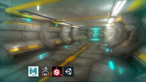 Escenario Sci-Fi Modular para Game o Realidad Virtual