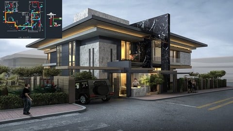 Elektrik Proje Eğitimi | Dubleks Villa Projesi | Uygulamalı