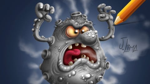 Pintura Digital MONSTRO em Photoshop