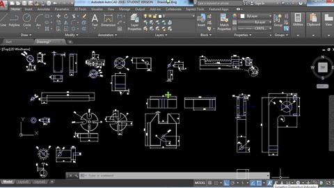 Curso Autocad  Mecânico 2D  - Iniciantes