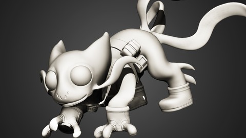 Curso ZBrush Criação de Personagem Mascote Cartoon.