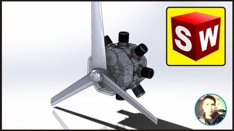 Curso de Solidworks módulo de  ensamble | Motor Estrella