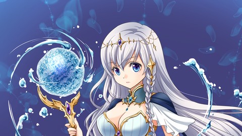 イラスト制作のワザをプロから学ぶ：井上貴子先生と描く美少女キャラ「水の魔法使い」