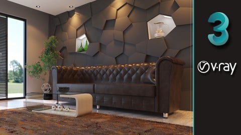 SAV interior (3ds max & Vray)