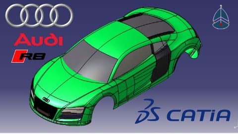 TAI Mühendisinden Catia Yüzey Modelleme Eğitimi - Audi R8
