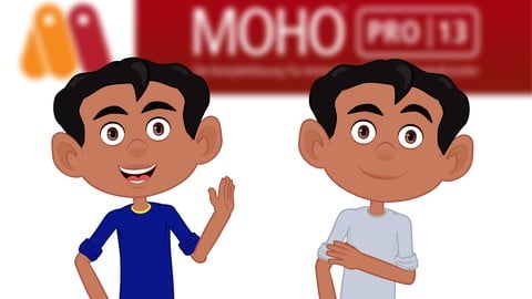 Créer et animer un personnage de A a Z avec Moho pro 12