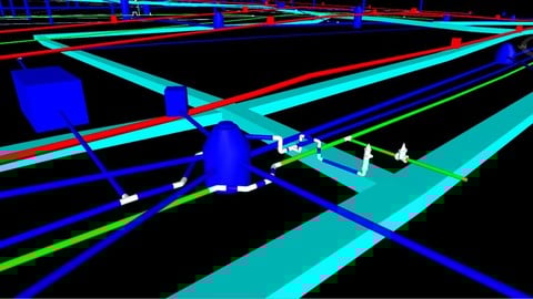 البيم والثري دي موديلينج وحل الكلاشات لهندسة البينة التحتية