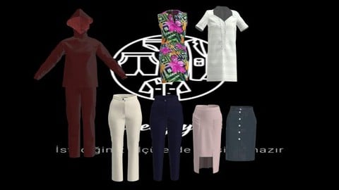 CLO3D (6-7)  (AKILLI TASARIM) İLE KALIP VE DİKİŞ DERSİ