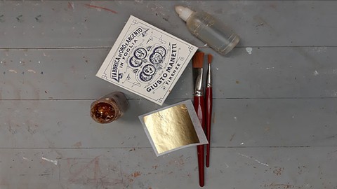 Χρύσωμα εικόνας (κολλητό χρυσό)