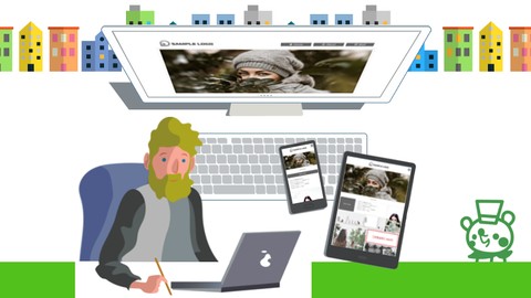WEBデザイン講座 Level3《レベルアップ》コース※グリッドレイアウトでレスポンシブ対応のWEBページを作成する