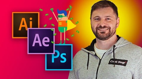 Дизайн и анимация персонажа в Illustrator и After Effects.