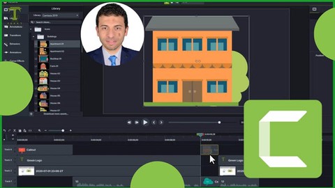 Learn Video Editing with Camtasia 2019 (تعلم المونتاج)