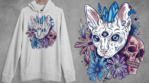 إحتراف تصميم و بيع الأقمصة على المواقع العالمية