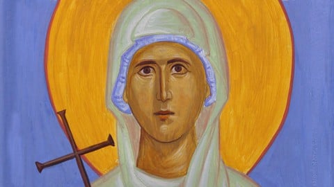 Ζωγραφική Οσίας Πολυξένης