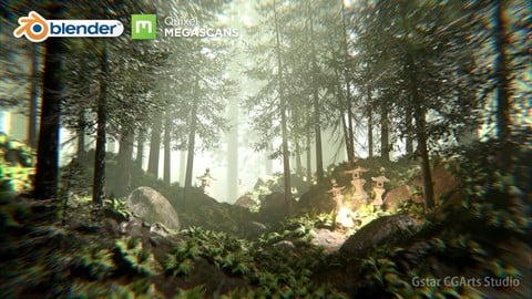 プロ世界観CGアーティストが伝える BlenderとMegascansで創作するファンタジー世界観デザイン２