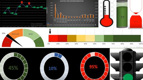 Excel Gráficos - do básico ao avançado & Power Bi Iniciantes