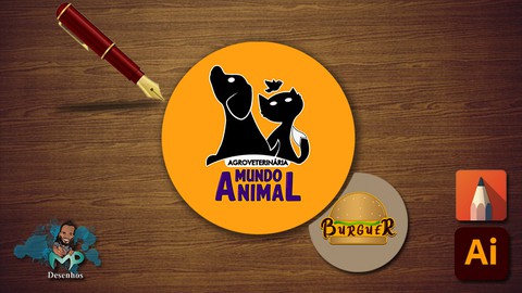 Criando Logos - Ícones e marcas de sucesso design - vetor