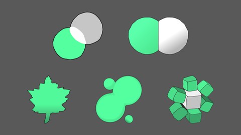 【ジェネレータ】CINEMA 4Dのブール・一体化・LOD・メタボール・配列を初心者向けに解説（基礎理解を深める）