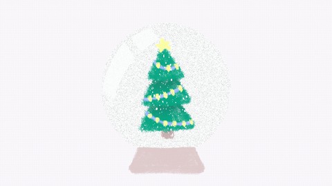 Новогодние уроки по анимации и созданию кистей в Procreate