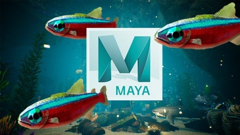 【2022】MAYAの基礎講座２　熱帯魚のモデリング、テクスチャー、アニメーションを学んで３DCGムービーを始めよう！