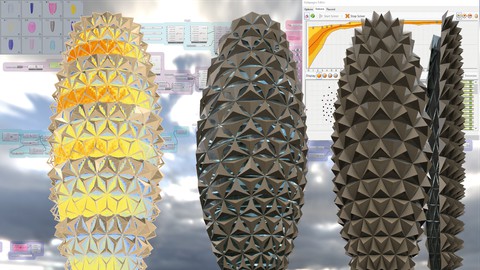 Galapagos y Biomorpher en Grasshopper: Al Bahr como ejemplo