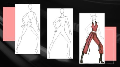 Curso de Desenho de Moda - Vestuário Feminino