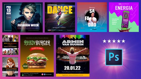 Crie Imagens Incríveis no Photoshop para Negócios Digitais