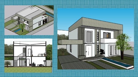 SketchUp PRO  - Modelando um Sobrado