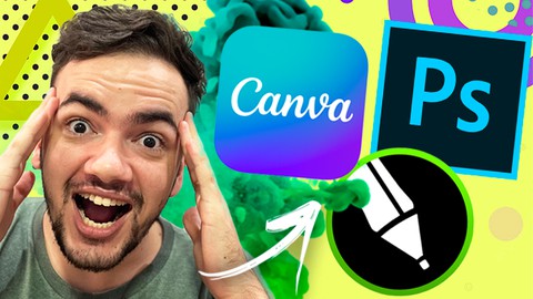 Canva - Design Gráfico - Do Zero ao Avançado (3 Cursos em 1)