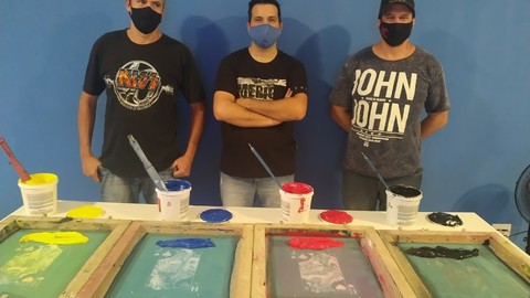 Curso de Serigrafia - Monte a sua estamparia