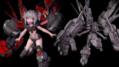 Anime Hardsurface en ZBrush 2019