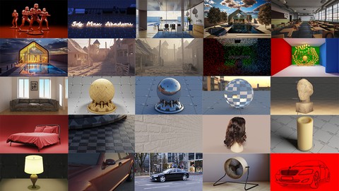 3ds Max 2023 için V-Ray 6 Masterclass Dersleri Eğitim Seti