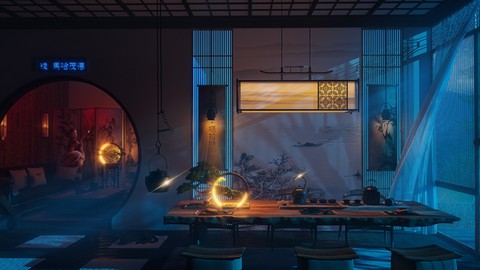 Master 3D Modeling & visualization using Rhino & V-ray  عربي