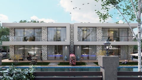 D5 Render Mimari Görselleştirme Eğitim Seti