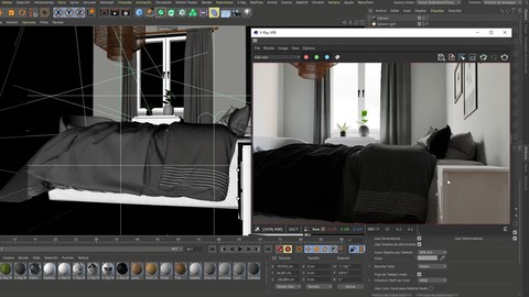 ArchViz con Cinema 4D y V-Ray 5 (V2)