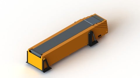 Teleskopik Konveyör Tasarımı & Solidworks Eğitimi