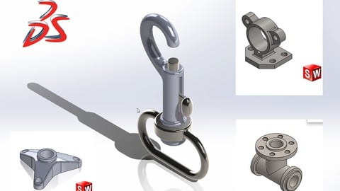 Solidworks 2024 : Formation pour débutant (+ moule)