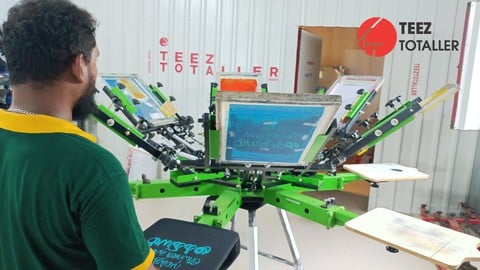 T-SHIRT PRINTING TUTORIAL IN TAMIL (Screen-print. Method)