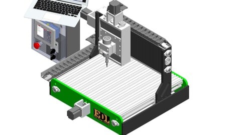 SOLIDWORKS:  Design a Complete 3D Mini CNC