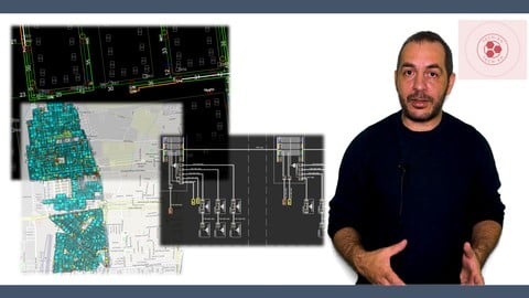 Diseño red FTTx-FTTH (Autocad Qgis) - Principiante a Experto