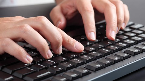 Touch typing course شرح معلم الكتابة علي لوحة المفاتيح